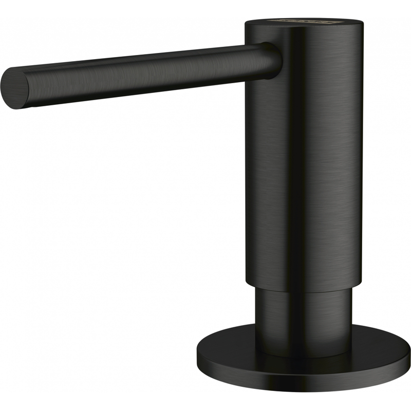 Franke Atlas Neo Soap Dispenser Industrial Black Stainless Steel Kitchen — dimensions drawing