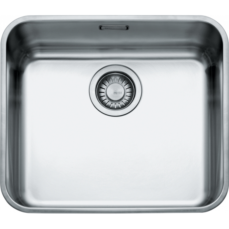 Franke Largo LAX 110-45 Undermount 1 Bowl Stainless Steel Kitchen Sink — dimensions drawing