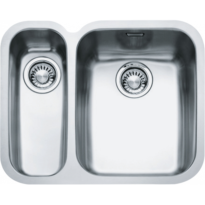Franke Ariane ARX 160 Undermount 1.5 Bowl Stainless Steel Kitchen Sink LH — dimensions drawing