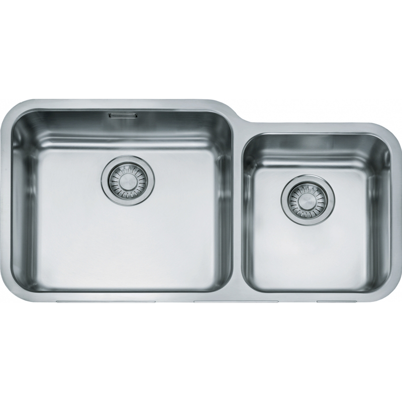 Franke Largo LAX 120 Undermount 2 Bowl Stainless Steel Kitchen Sink 45-30 — dimensions drawing