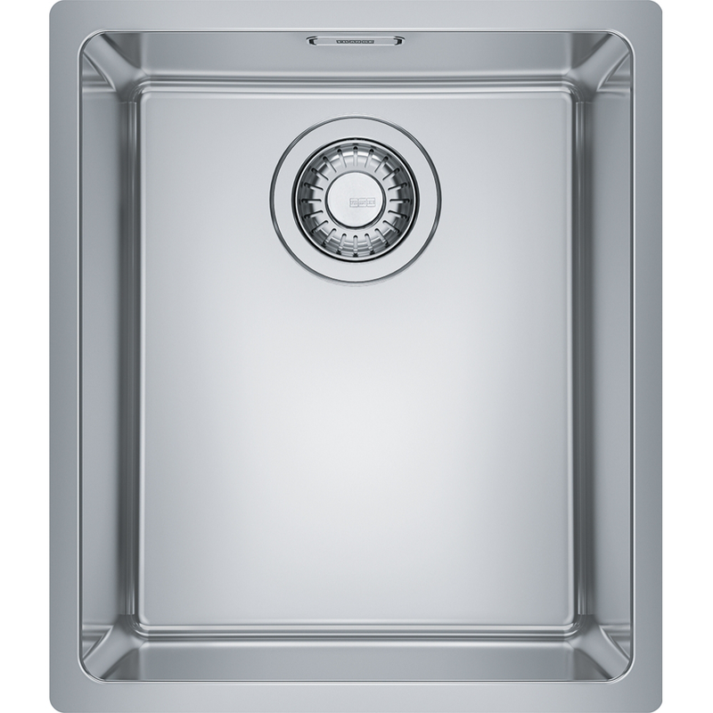 Franke Maris MRX 110-34 Undermount 1 Bowl Stainless Steel Kitchen Sink — dimensions drawing