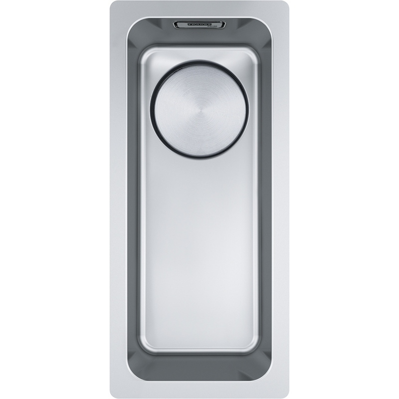 Franke Mythos MYX 110-16 Undermount 1 Bowl Stainless Steel Kitchen Sink — dimensions drawing