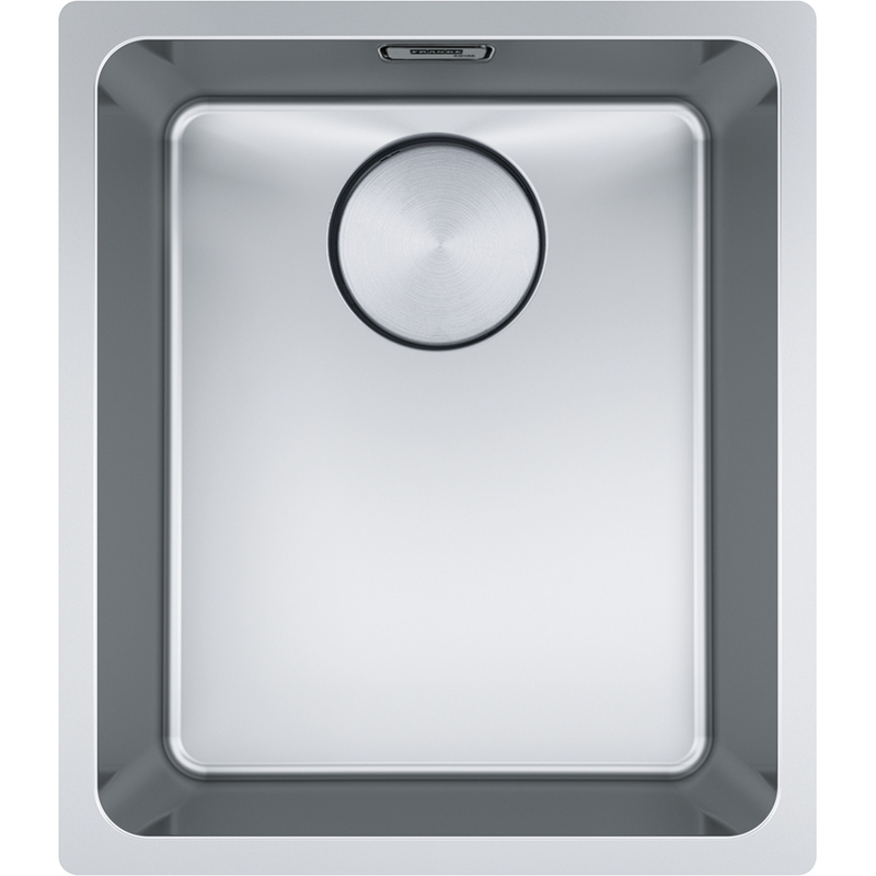 Franke Mythos MYX 110-34 Undermount 1 Bowl Stainless Steel Kitchen Sink — dimensions drawing