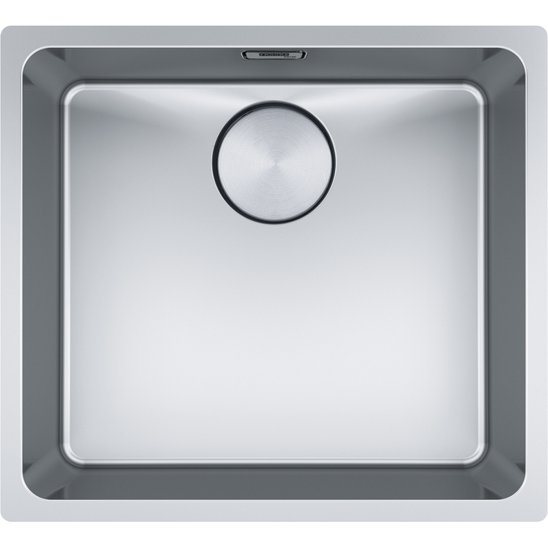 Franke Mythos MYX 110-45 Undermount 1 Bowl Stainless Steel Kitchen Sink — dimensions drawing