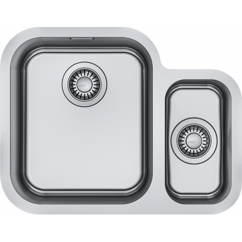 Franke Smart SRX 160 Undermount 1.5 Bowl Stainless Steel Kitchen Sink RH — dimensions drawing