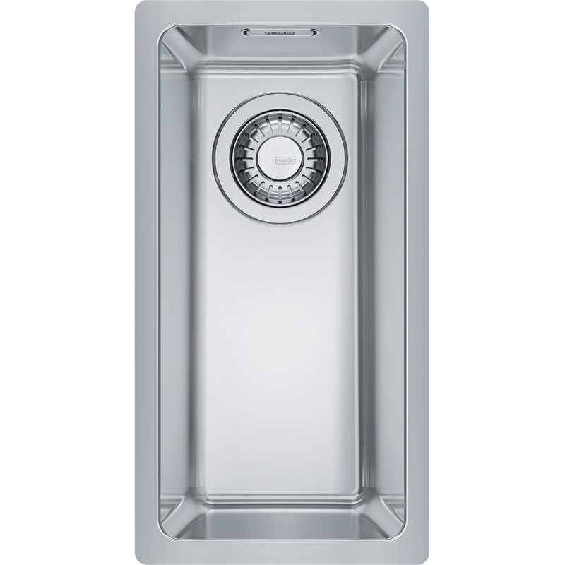 Franke Maris MRX 210-19 Undermount 1 Bowl Stainless Steel Kitchen Sink — dimensions drawing