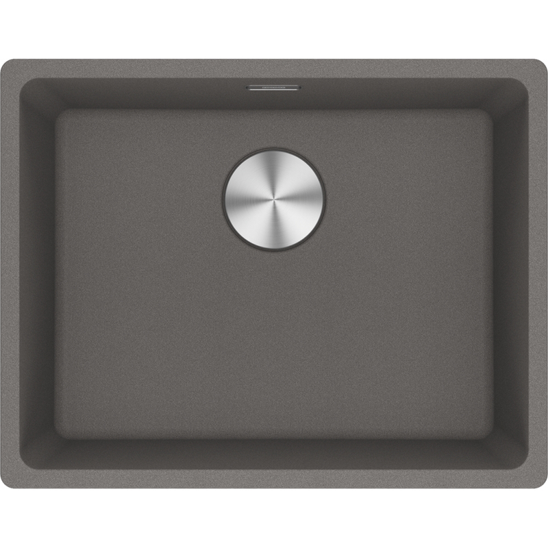 Franke Maris MRG 210/110-52 Granite 1 Bowl Stone Grey Kitchen Sink Inset — dimensions drawing