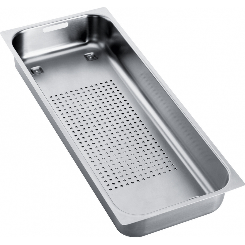 Franke Midas MTX Strainer Bowl Stainless Steel Kitchen Sink 412mm 112.0057.850 — dimensions drawing