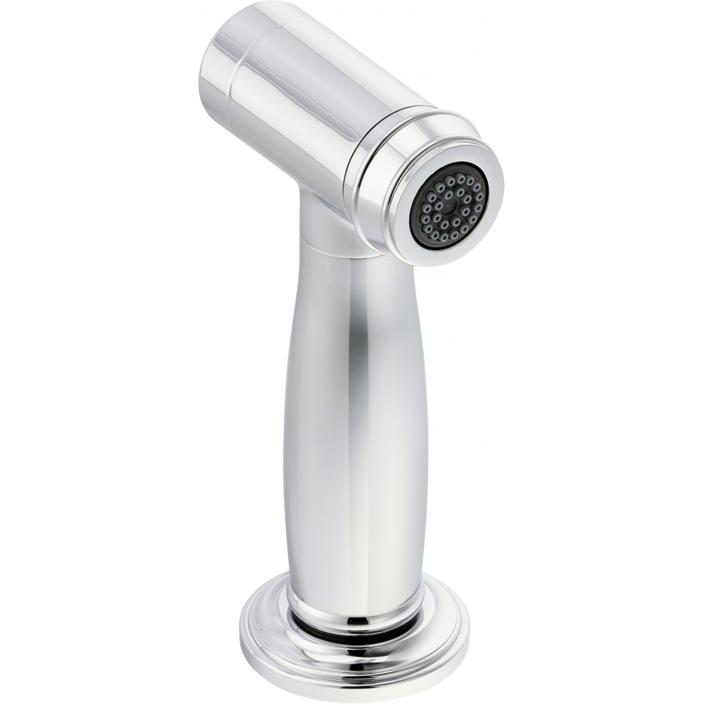 Franke Perla Pull-Out Rinse Spray Chrome Brass Kitchen Tap Accessory — dimensions drawing