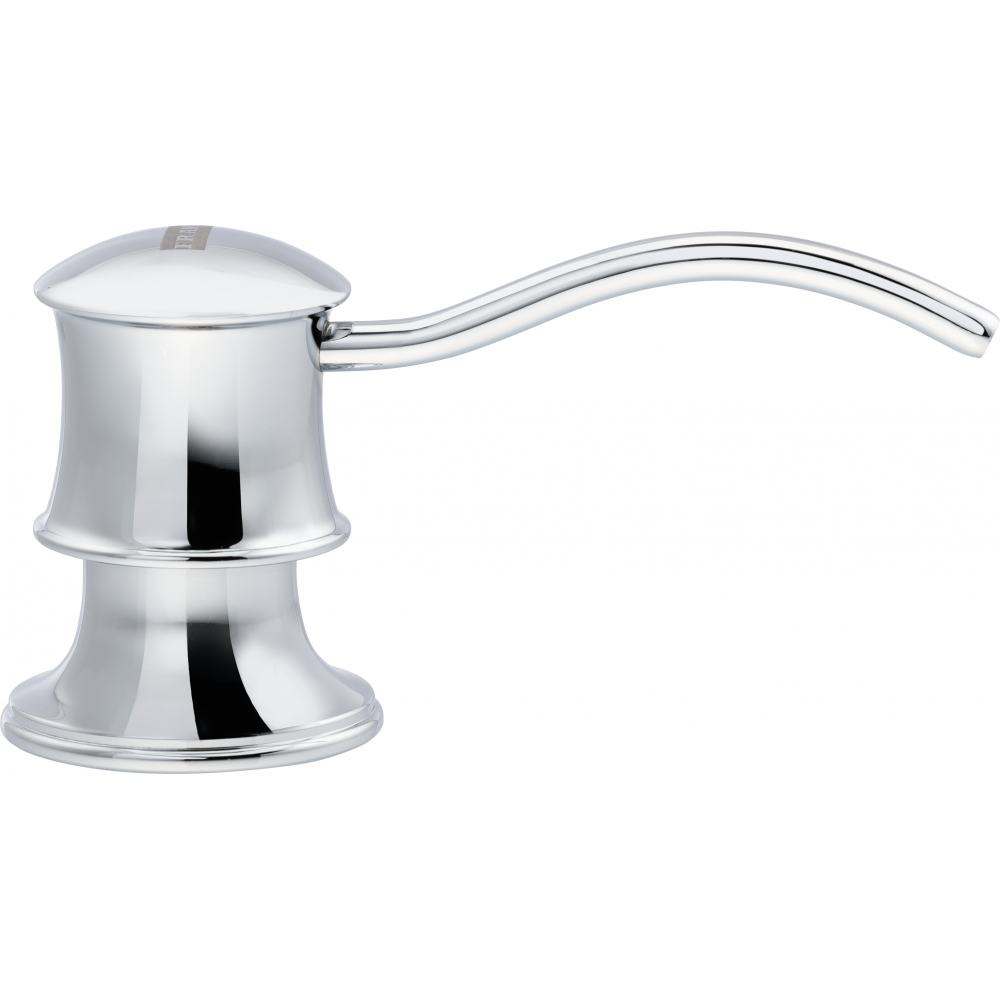 Franke Augusta Classic Soap Dispenser Chrome Brass Kitchen Sink 112.0713.264 — dimensions drawing