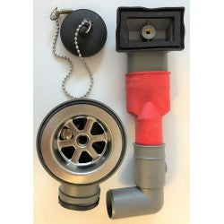 Franke Plug & Chain Waste Kit Complete Large Bowl Kitchen Sink 112.0043.295