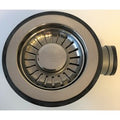 Franke 3.5 Inch Basket Strainer Waste Mirror Finish Stainless Steel Sink