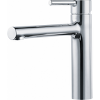 Franke Centro Chrome Top Lever Kitchen Tap Brass High Spout Swivel 237mm — dimensions drawing