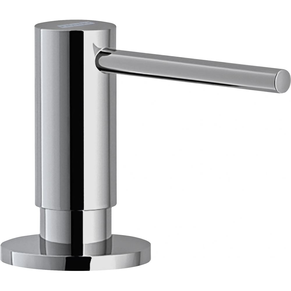 Franke Active Plus Soap Dispenser Chrome Brass Kitchen Sink Accessory — dimensions drawing