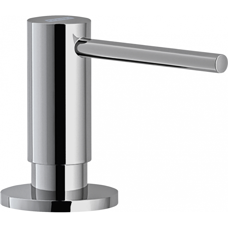 Franke Active Plus Soap Dispenser Chrome Brass Kitchen Sink Accessory — dimensions drawing
