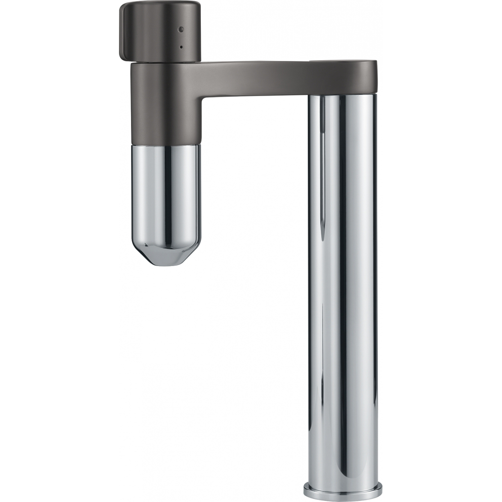 Franke Vital Capsule Filter Tap Chrome Gunmetal Brass Kitchen L-Spout — dimensions drawing