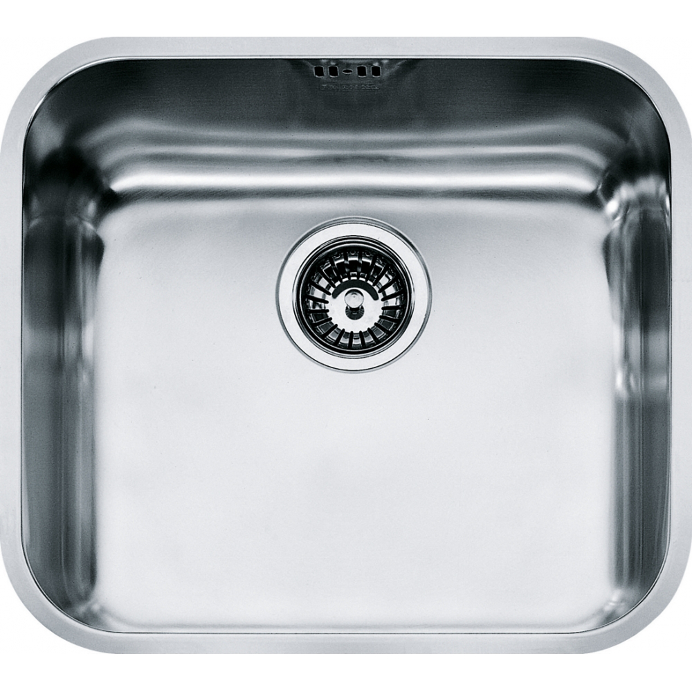 Franke Galassia GAX 110-45 Undermount 1 Bowl Stainless Steel Kitchen Sink — dimensions drawing