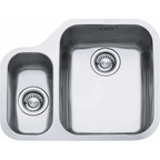 Franke Ariane ARX 160 Undermount 1.5 Bowl Stainless Steel Kitchen Sink LH — dimensions drawing