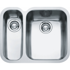 Franke Ariane ARX 160 Undermount 1.5 Bowl Stainless Steel Kitchen Sink LH — dimensions drawing