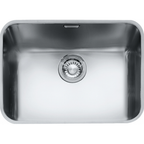Franke Largo LAX 110-50 Undermount 1 Bowl Stainless Steel Kitchen Sink — dimensions drawing