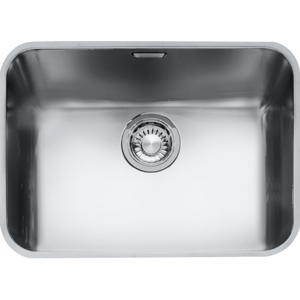 Franke Largo LAX 110-50 Undermount 1 Bowl Stainless Steel Kitchen Sink — dimensions drawing