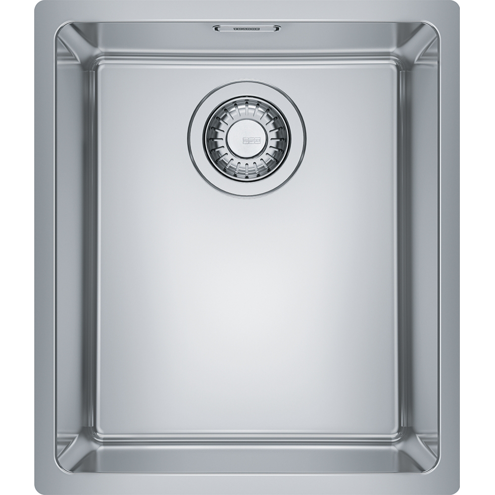Franke Maris MRX 110-34 Undermount 1 Bowl Stainless Steel Kitchen Sink — dimensions drawing
