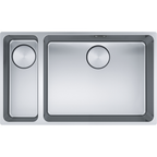 Franke Mythos MYX 160 Undermount 1.5 Bowl Stainless Steel Kitchen Sink LH — dimensions drawing