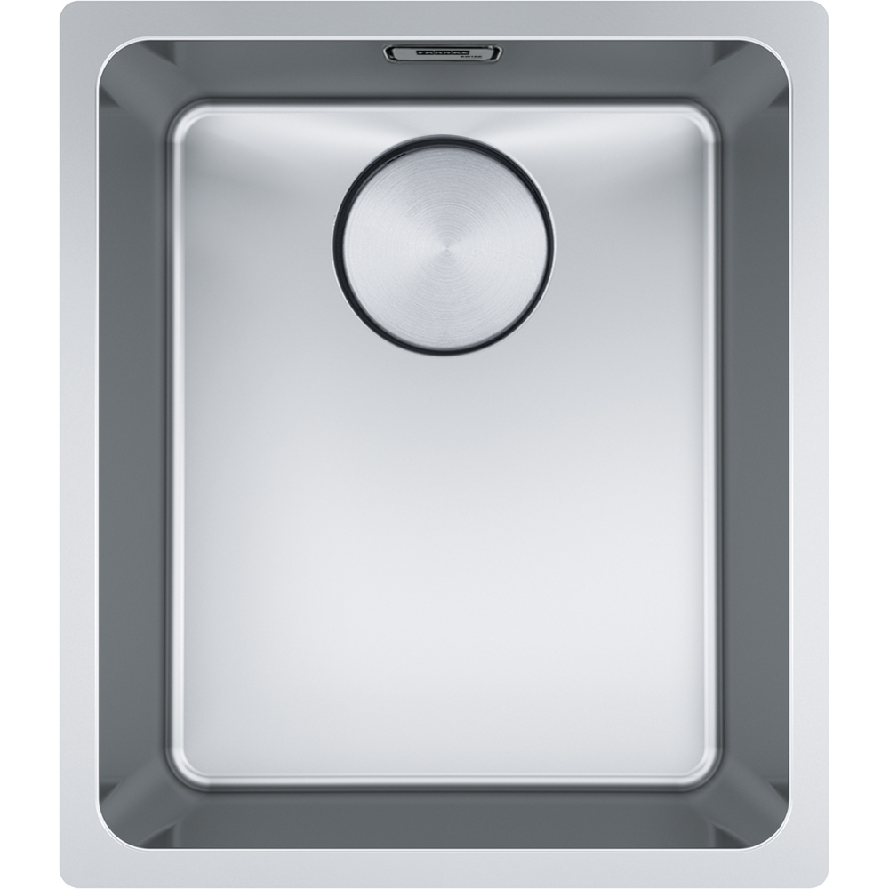 Franke Mythos MYX 110-34 Undermount 1 Bowl Stainless Steel Kitchen Sink — dimensions drawing