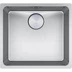 Franke Mythos MYX 110-45 Undermount 1 Bowl Stainless Steel Kitchen Sink — dimensions drawing