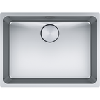 Franke Mythos MYX 110-55 Undermount 1 Bowl Stainless Steel Kitchen Sink — dimensions drawing