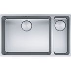 Franke Mythos MYX 160 Undermount 1.5 Bowl Stainless Steel Kitchen Sink RH — dimensions drawing