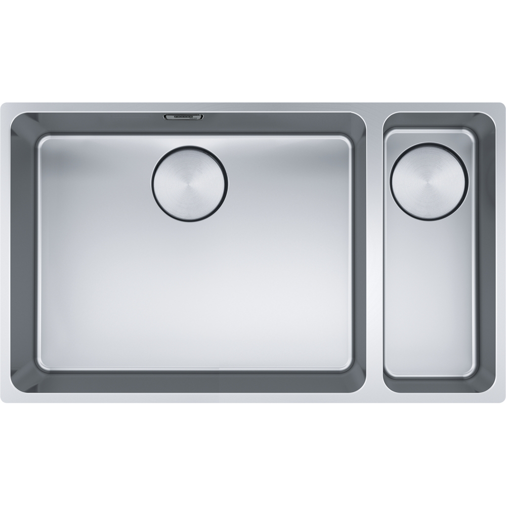 Franke Mythos MYX 160 Undermount 1.5 Bowl Stainless Steel Kitchen Sink RH — dimensions drawing