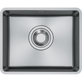 Franke Maris Quiet MQX 110-50 Undermount 1 Bowl Stainless Steel Sink — dimensions drawing