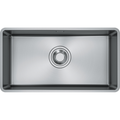 Franke Maris Quiet MQX 110-82 Undermount 1 Bowl Stainless Steel Sink — dimensions drawing