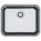 Franke Smart SRX 110-50 Undermount 1 Bowl Stainless Steel Kitchen Sink — dimensions drawing