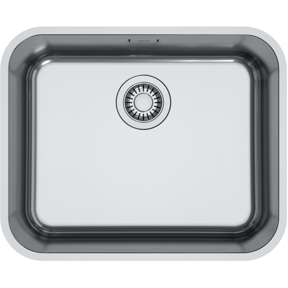 Franke Smart SRX 110-50 Undermount 1 Bowl Stainless Steel Kitchen Sink — dimensions drawing