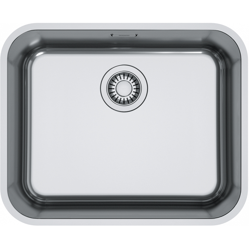 Franke Smart SRX 110-50 Undermount 1 Bowl Stainless Steel Kitchen Sink — dimensions drawing