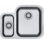 Franke Smart SRX 160 Undermount 1.5 Bowl Stainless Steel Kitchen Sink LH — dimensions drawing