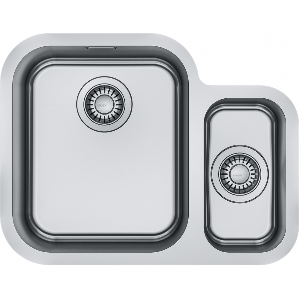 Franke Smart SRX 160 Undermount 1.5 Bowl Stainless Steel Kitchen Sink RH — dimensions drawing