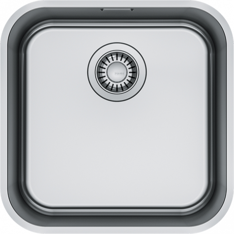 Franke Smart SRX 110-40 Undermount 1 Bowl Stainless Steel Kitchen Sink — dimensions drawing