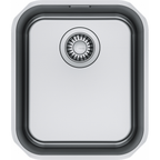 Franke Smart SRX 110-34 Undermount 1 Bowl Stainless Steel Kitchen Sink — dimensions drawing
