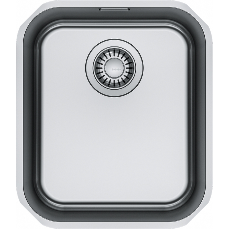 Franke Smart SRX 110-34 Undermount 1 Bowl Stainless Steel Kitchen Sink — dimensions drawing