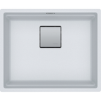 Franke Kubus KNG 110-52 Granite Undermount 1 Bowl Polar White Kitchen Sink — dimensions drawing