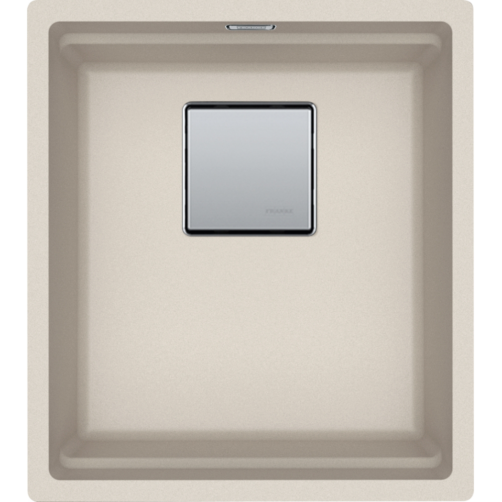 Franke Kubus KNG 110-37 Granite Undermount 1 Bowl Coffee Kitchen Sink — dimensions drawing