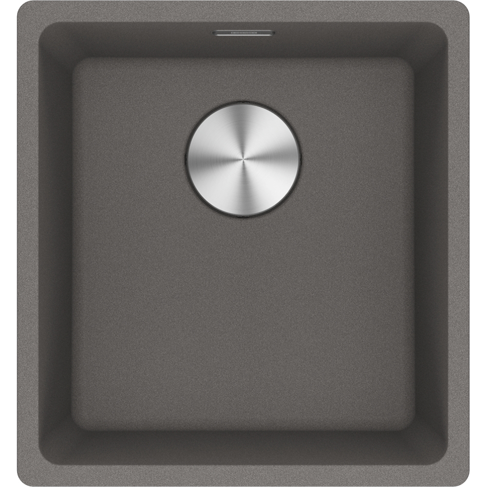 Franke Maris MRG 110-37 Granite Undermount 1 Bowl Stone Grey Kitchen Sink — dimensions drawing