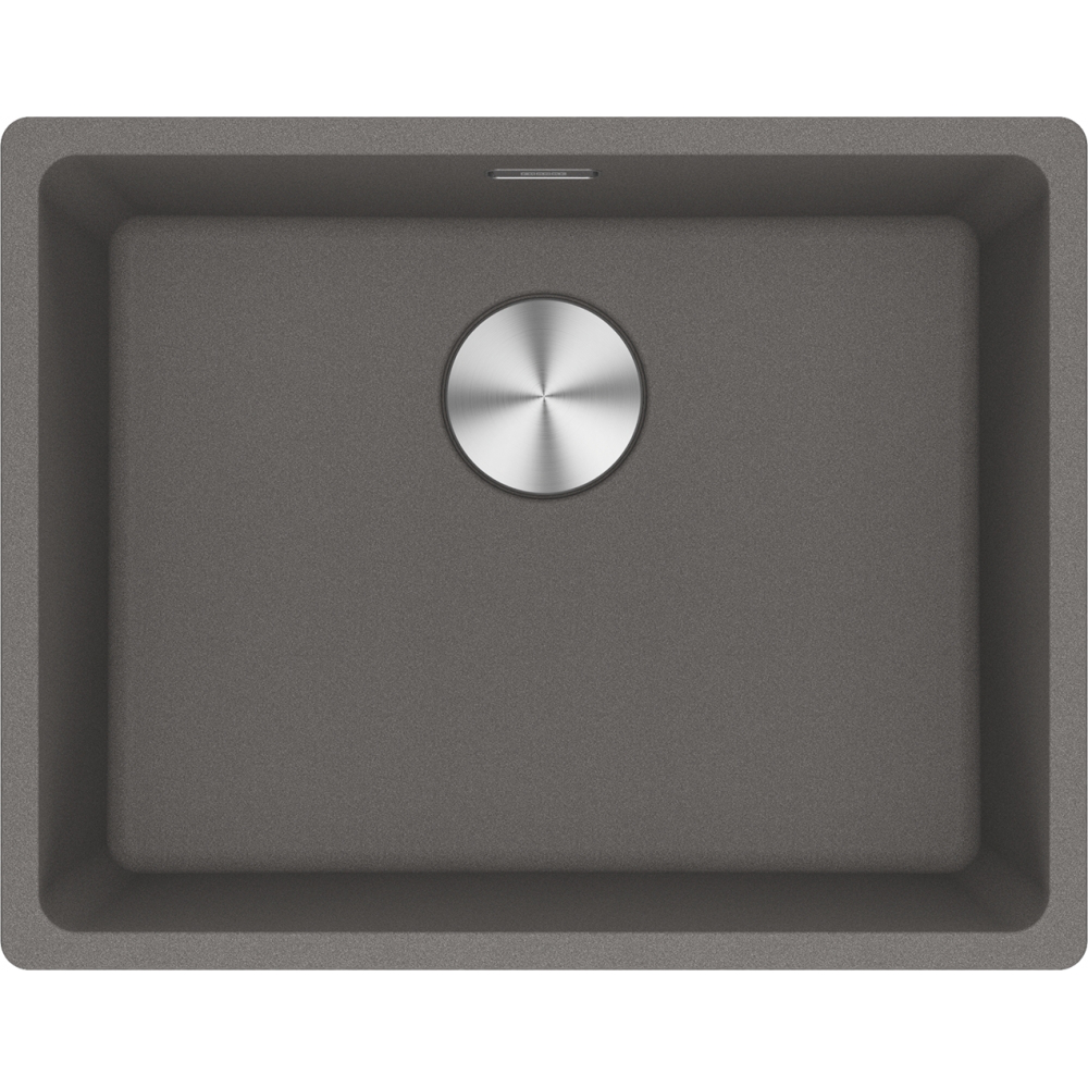 Franke Maris MRG 110-52 Granite Undermount 1 Bowl Stone Grey Kitchen Sink — dimensions drawing