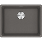 Franke Maris MRG 110-52 Granite Undermount 1 Bowl Stone Grey Kitchen Sink — dimensions drawing