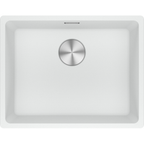 Franke Maris MRG 110-52 Granite Undermount 1 Bowl Polar White Kitchen Sink — dimensions drawing
