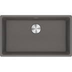 Franke Maris MRG 110-72 Granite Undermount 1 Bowl Stone Grey Kitchen Sink — dimensions drawing