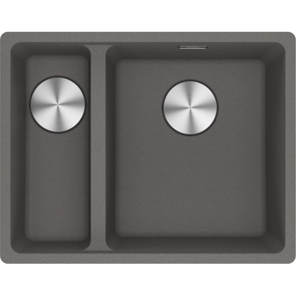 Franke Maris MRG 160 Granite Undermount 1.5 Bowl Stone Grey Sink LHSB — dimensions drawing